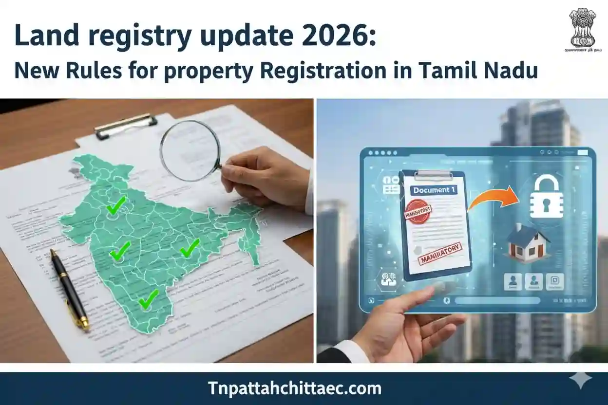 Land Registry Update 2026: New Rules for Property Registration in Tamil Nadu 1 Land Registry Update 2026 New Rules for Property Registration in Tamil Nadu