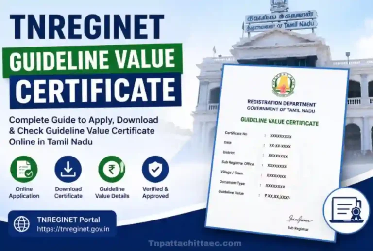 TNREGINET Guideline Value Certificate