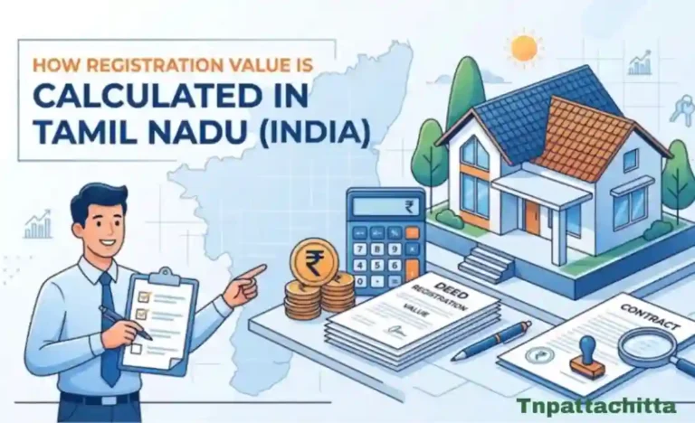 how registration value is calculated in Tamil Nadu