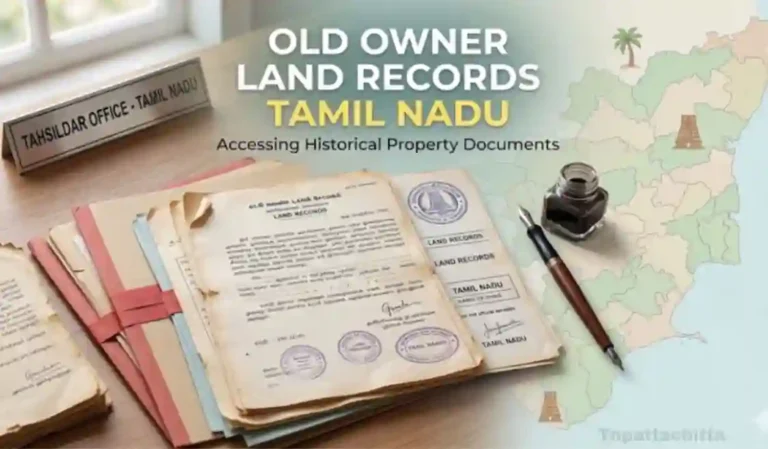 Old Owner Land Records Tamil Nadu