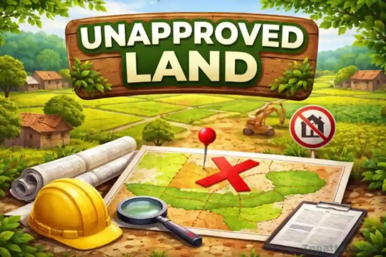 Unapproved land