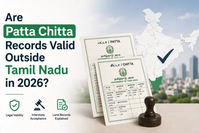 Are Patta Chitta Records Valid Outside Tamil Nadu