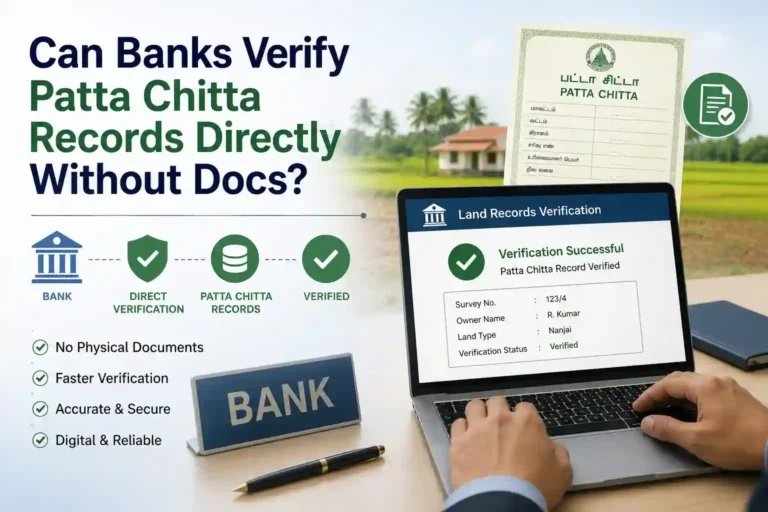 Banks Verify Patta Chitta Records