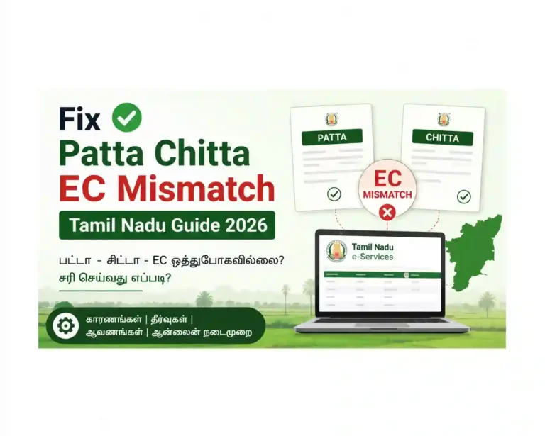 Fix Patta Chitta EC Mismatch Tamil Nadu Guide