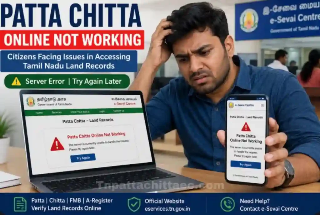 Patta Chitta Online Not Working 2026 Fix Tamil Nadu Guide