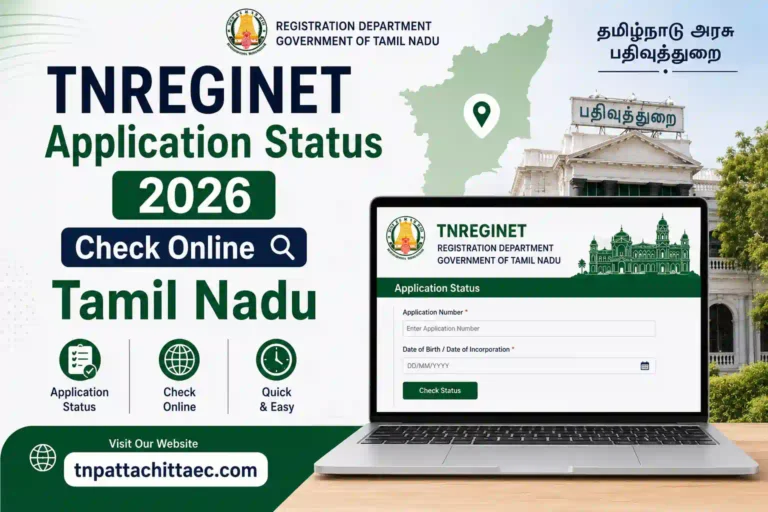 TNREGINET Application Status 2026 Check Online Tamil Nadu