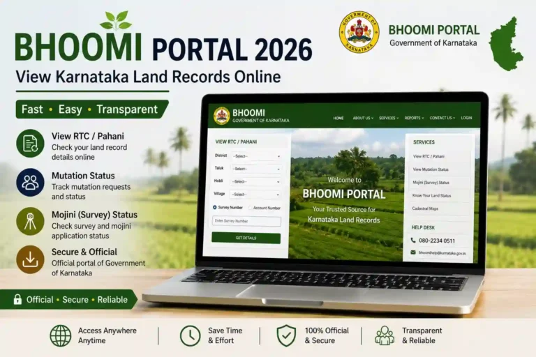 Bhoomi Portal 2026 View Karnataka Land Records Online