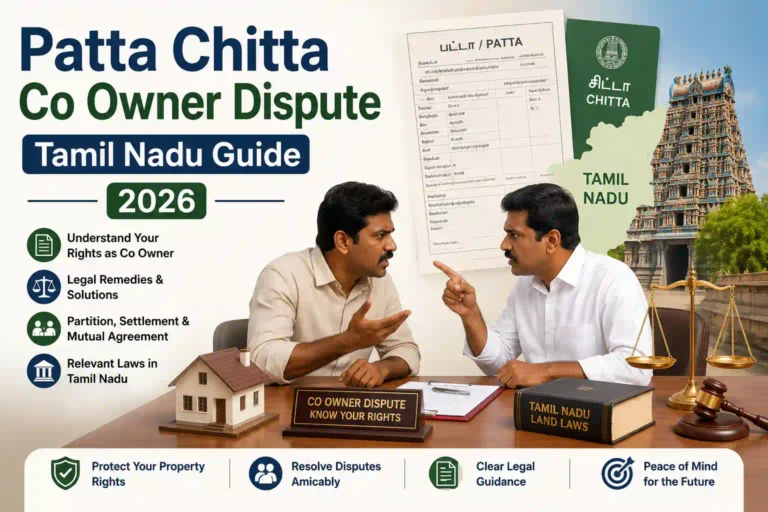 Patta Chitta Co Owner Dispute Tamil Nadu Guide 2026