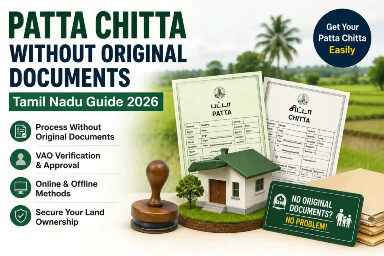 Patta Chitta Without Original Documents Tamil Nadu Full Guide 2026 7 patta chitta without original documents