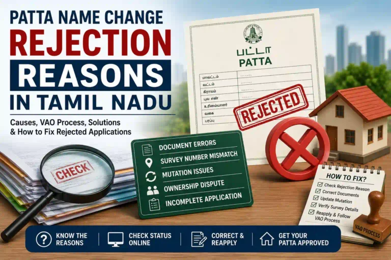 patta name change rejection reasons